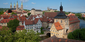 Bamberg - Blick von Geyerswoerth zum Dom